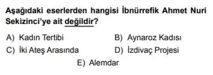 11. Sınıf Türk Dili ve Edebiyatı Test 23 Anlatmaya Bağlı Edebî Metinler - Soru 4