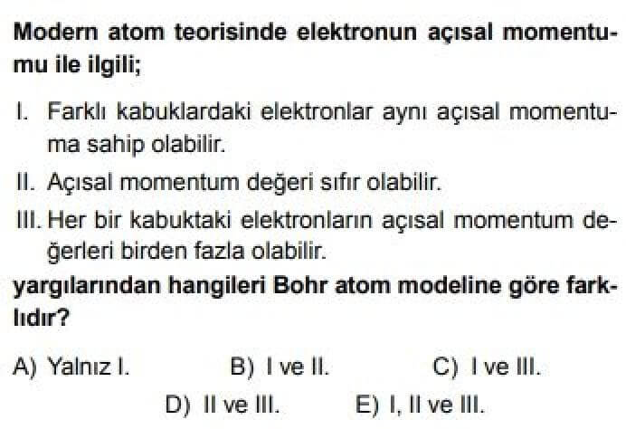 12. Sınıf Fizik Test 12 Atom Fiziğine Giriş ve Radyoaktivite – 2 - Soru 4