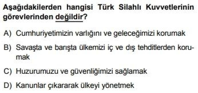 6. Sınıf Sosyal Bilgiler Test 5 İpek Yolu’nda Türkler – 1 - Soru 5